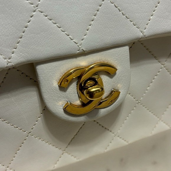 2004’ Vintage CHANEL Quilted Mini Square Flap Bag - Picture 11 of 16